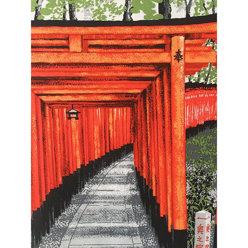 のれん 3178 千本鳥居 巾85 高さ150cm丈 在庫品 ノレン 暖簾 京都 伏見稲荷 神社 メール便可 1枚まで 3178 カーテン通販 カーテン天国 通販 Yahoo ショッピング