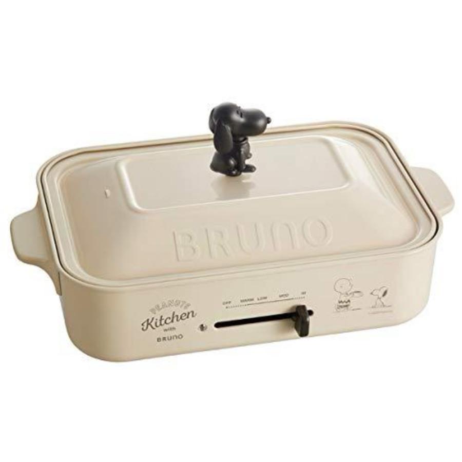 【新品】BRUNO ホットプレート BOE070 スヌーピー BRUNO（ブルーノ） ホットプレート スヌーピー ピーナッツ コンパクト