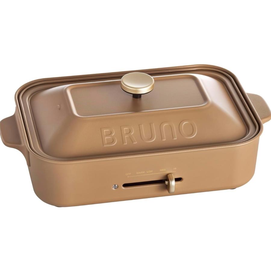 BRUNO（ブルーノ） コンパクトホットプレート 本体 プレート2種