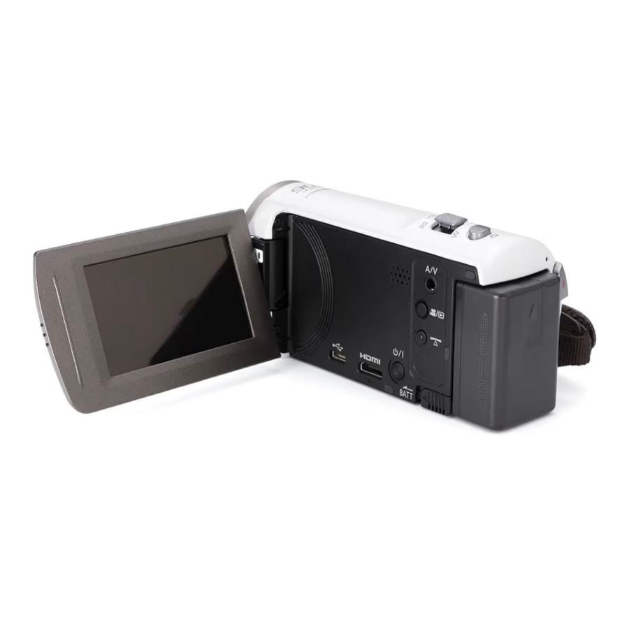 Panasonic（パナソニック） ビデオカメラ HC-V360MS-W [ホワイト] : 天