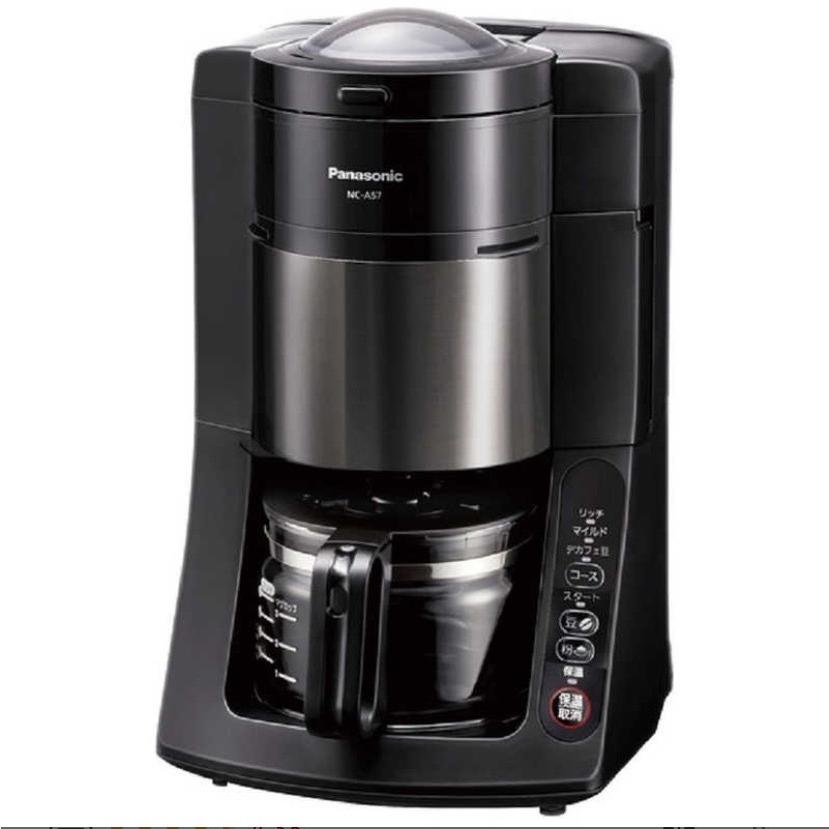 Panasonic　沸騰浄水コーヒーメーカー　NC-A57-K ブラック