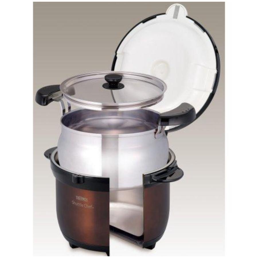 シャトルシェフ サーモス 真空保温調理器 3.0L (3~5人用) クリア