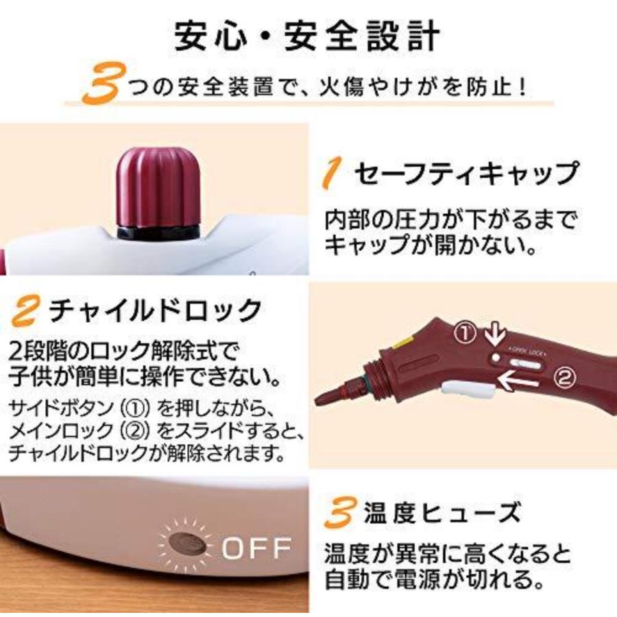 IRIS OHYAMA（アイリスオーヤマ） スチームクリーナー キッチン特化型 