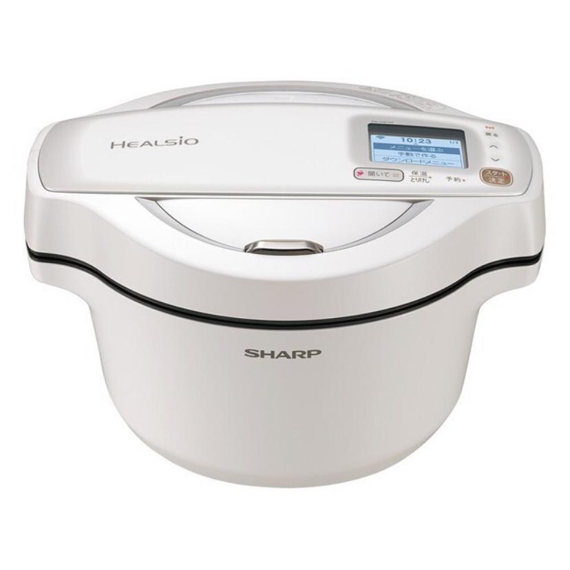 シャープ ヘルシオ ホットクック KN-HW16G-W 16L ホワイト