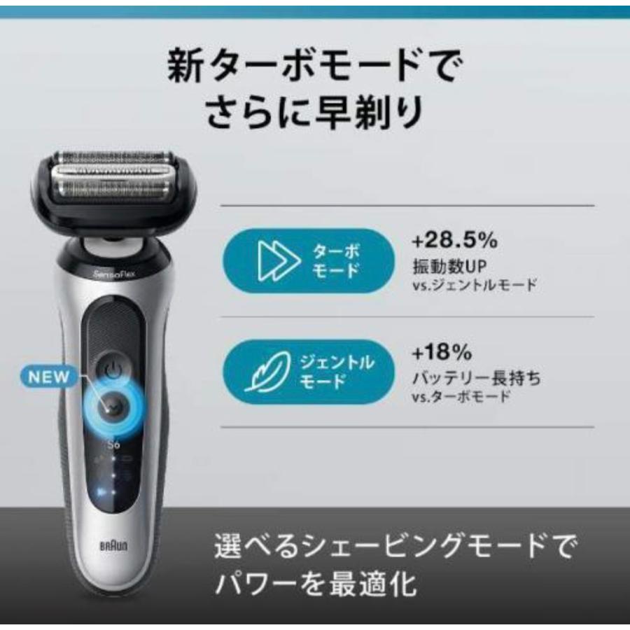 ブラウン BRAUN メンズシェーバー シリーズ6 充電式 3枚刃 シルバー 62-S1200S | BRAUN | 01