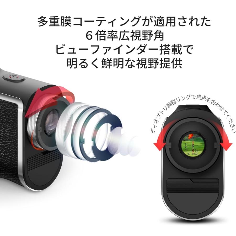 FineCaddie J5 RED mini New【2Color LEDバックライト自動調整 