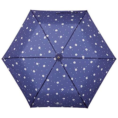 [ムーンバット] PAUL & JOE ACCESSORIES(ポール アンド ジョー アクセソワ) 雨 折りたたみ傘 軽量 55ｃｍ ニュージプシー 猫 ネイビーブルー4522408991842｜teniteni｜02