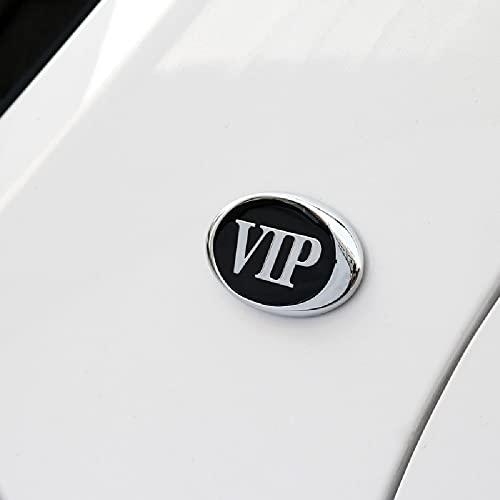 GETON VIP V6 V8 龍 ドラゴン 立体 エンブレム 金属製 旧車 汎用 車用 両面テープ 取付簡単 ロゴ ステッカー ドレスアップ カスタム カー パーツ 竜 (VIP(楕円形｜teniteni｜05