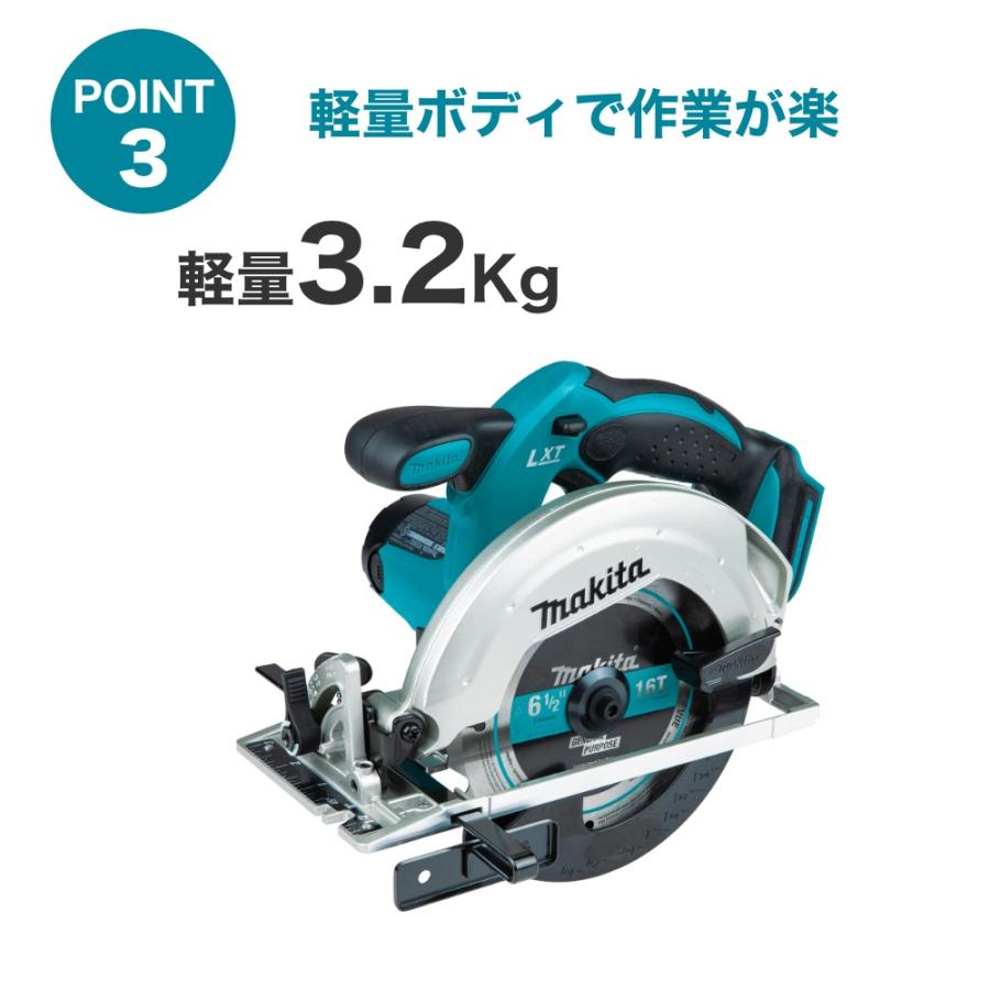 まるこ マキタ（makita） makita 40Vmax 165mm 充電式マルノコ 本体のみ