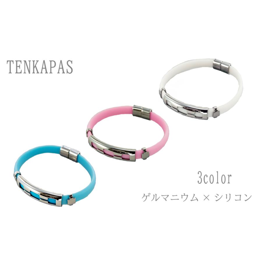 ゲルマニウム シリコン スポーツ バングル ブレスレット ラバー ゴム