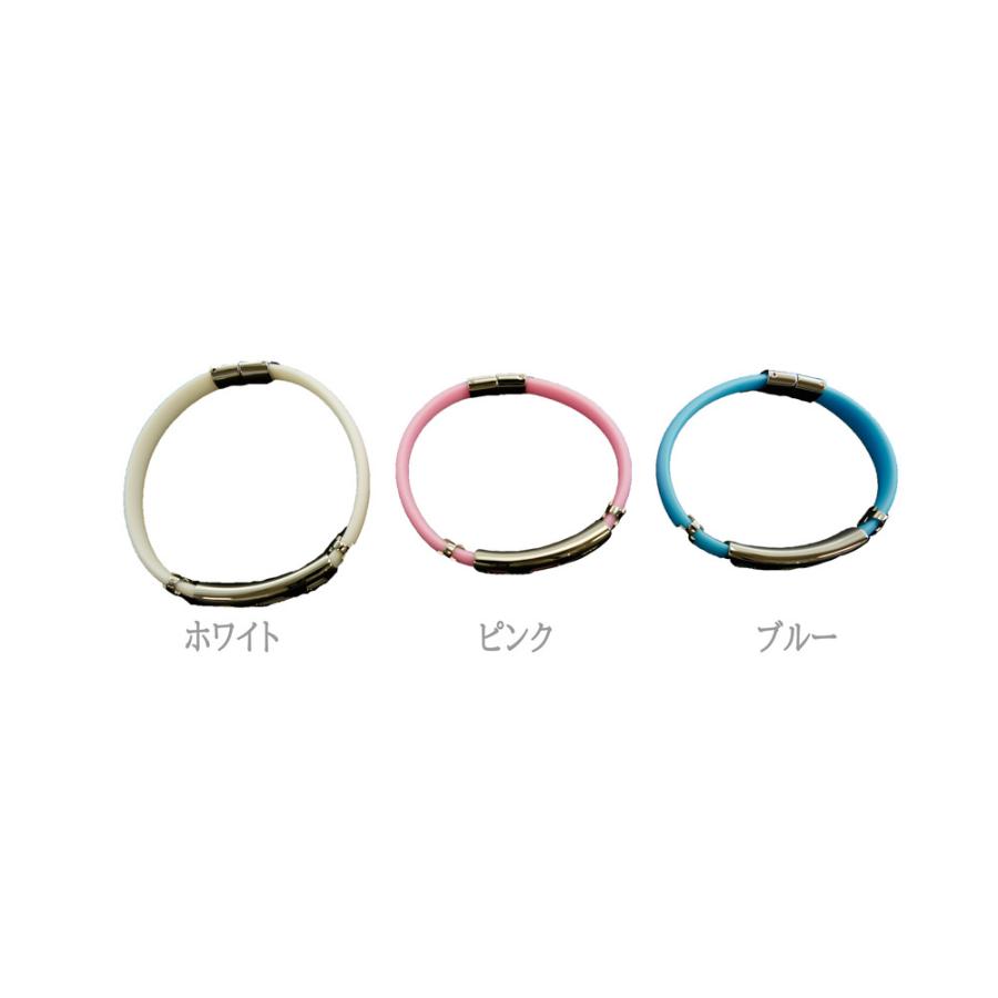 ゲルマニウム シリコン スポーツ バングル ブレスレット ラバー ゴム