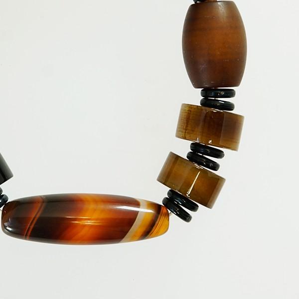 パワーストーンブレスレット メノウ 天然石 夢幻メノウ ブレスレットM2/内周約17cmその7 パワーストーン 天然石