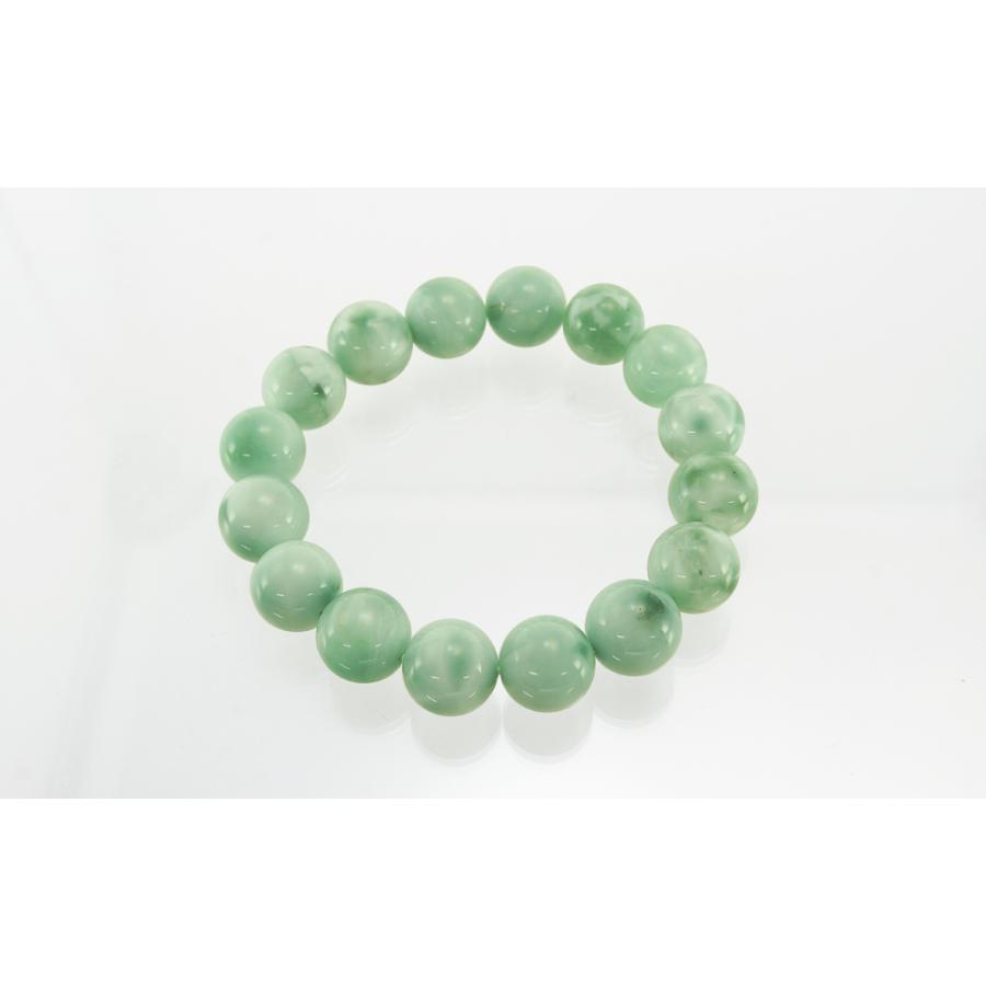 ドミニカ共和国産 グリーンラリマー 12mm ブレスレット 天然石