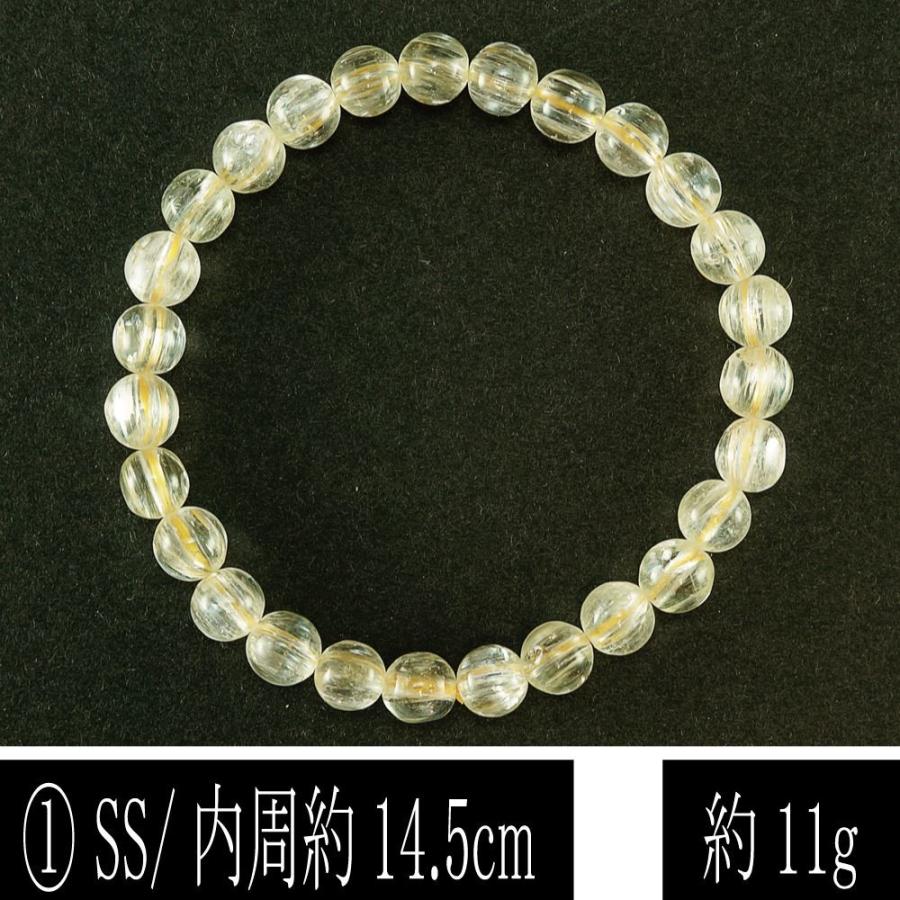 恋愛の石 5A級 クンツァイト イエロー 丸玉 6mm ブレスレット 数珠
