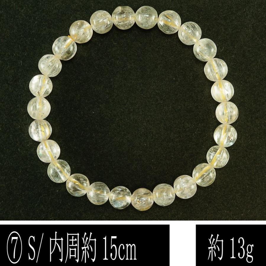 恋愛の石 5A級 クンツァイト イエロー 丸玉 6mm ブレスレット 数珠