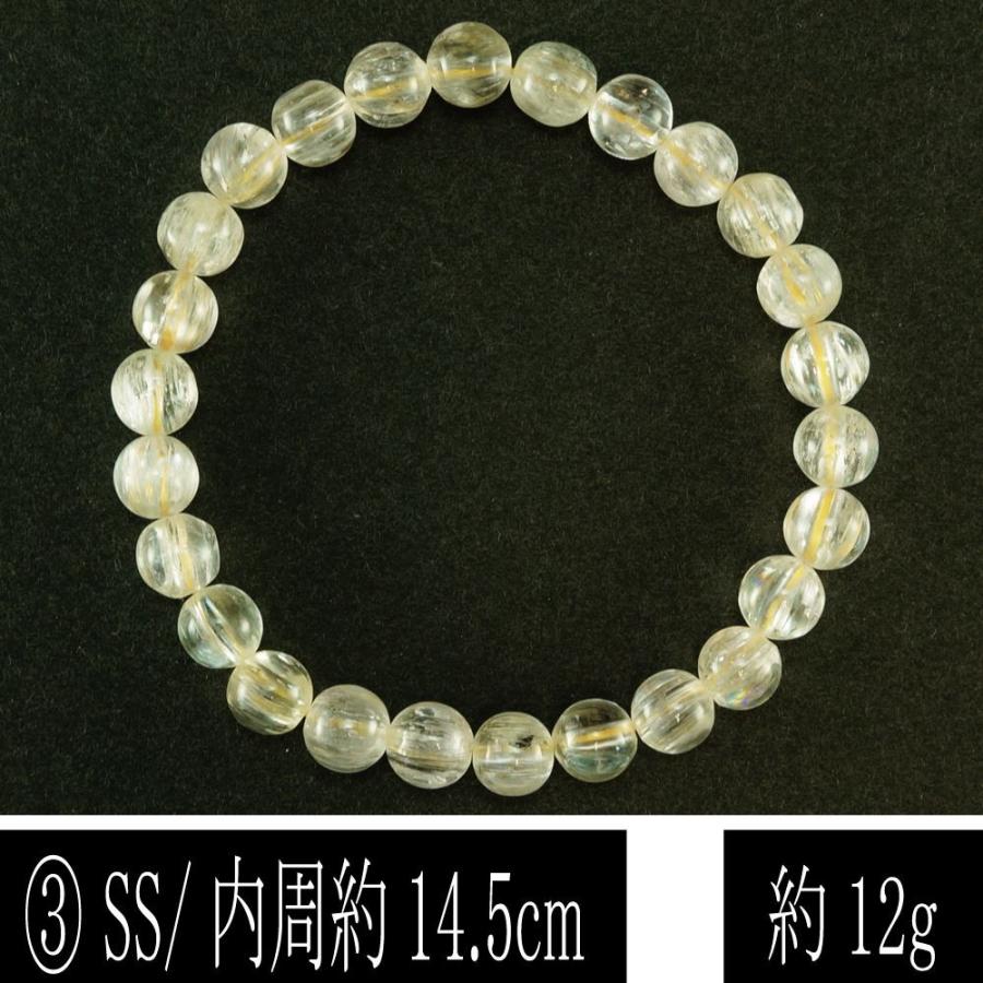 恋愛の石 5A級 クンツァイト イエロー 丸玉 6mm ブレスレット 数珠