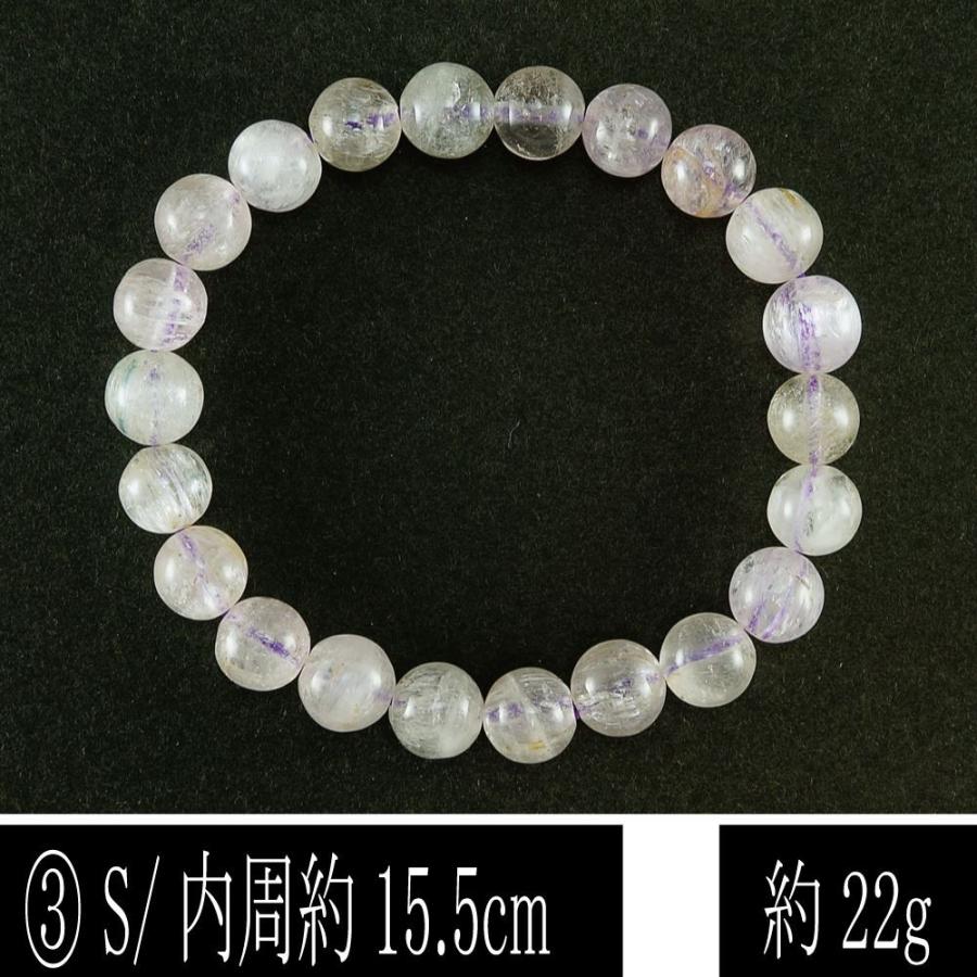 恋愛の石 3A級 クンツァイト パープル 丸玉 8mm ブレスレット 数珠 