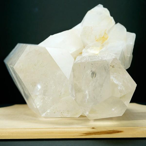 天然水晶クラスター 4.6kg(ロッククリスタル) インテリアストーン 置物 天然 水晶 クラスター 4.6kg ロッククリスタル インテリアストーン置物