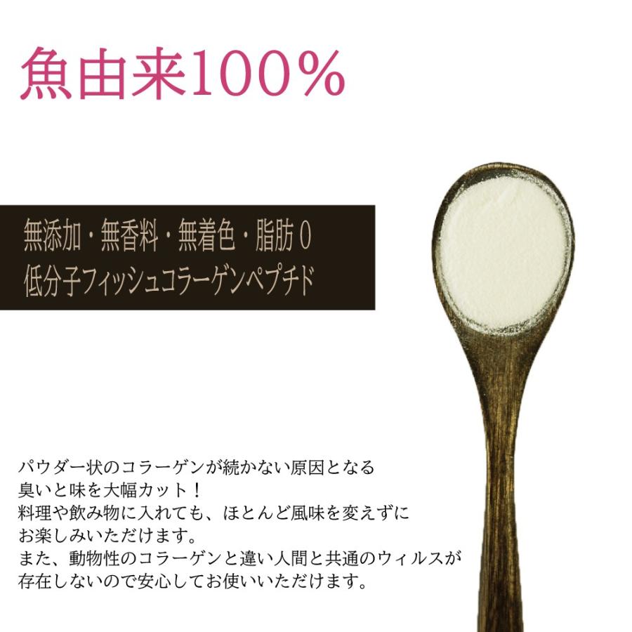 3g 30本 日本製 魚由来100 低分子 フィッシュコラーゲンペプチド 魚皮 粉末 パウダー アミノ酸 国産 Biyou F Collagen01 テンカyahoo ショップ 通販 Yahoo ショッピング