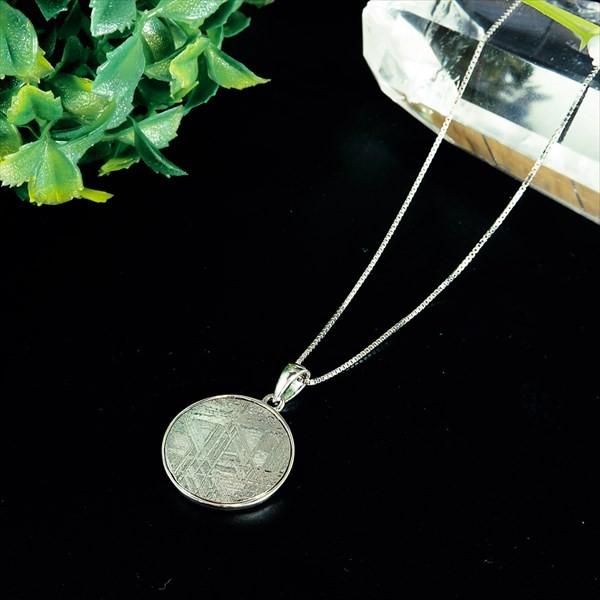 ナミビア産 ギベオン隕石 ペンダント ネックレス 20×20mm