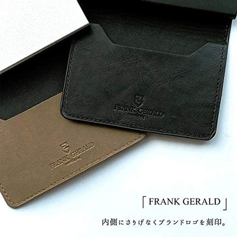FRANK GERALD クレジットカードケース メンズ レディース スキミング防止 スライド式 大容量 訳あり商品 アルミ スリム 薄型 磁気防止