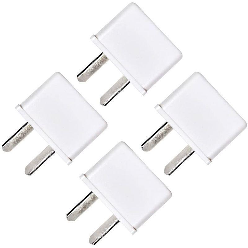 輝い 快適グッズ 旅行小物 オーストラリア ニュージーランド アルゼンチン コンセント変換アダプタ 海外旅行用プラグ Oタイプ 4個セット 白 Www Threeriversofs Com