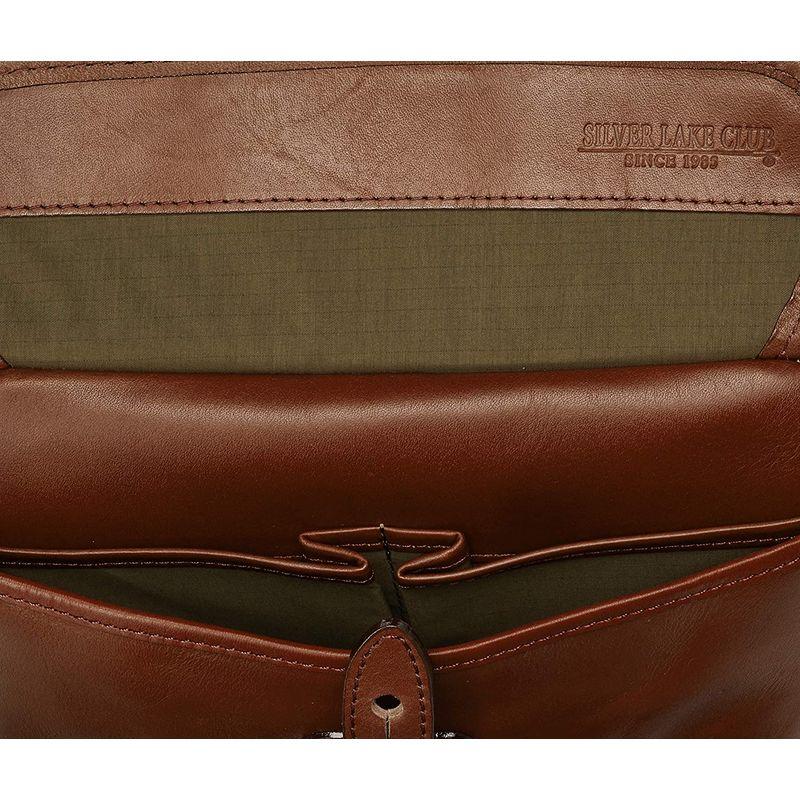 大幅値引き シルバーレイククラブ 牛革ショルダーバッグ オイルレザー
