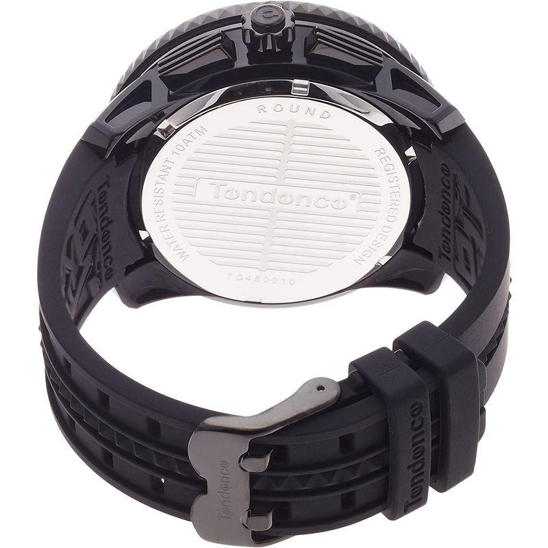 テンデンス 腕時計 ガリバーラウンド クロノ ブラック文字盤 TG460010 正規輸入品 ブラック レディース腕時計 
