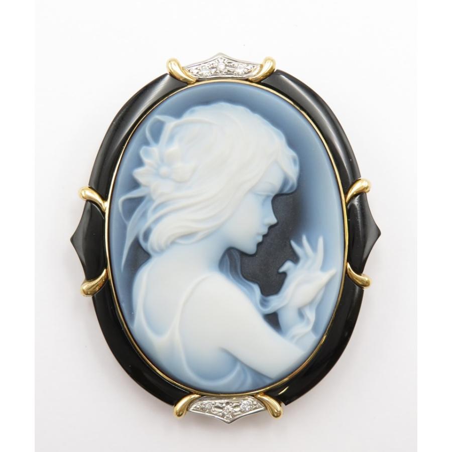 カメオ　K18 Pt900 カメオK18 Pt900