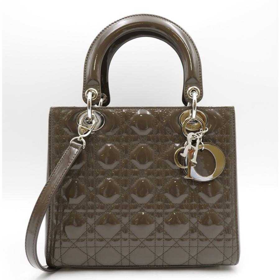 Christian Dior【レディディオール】　2wayハンドバッグ Christian Dior クリスチャンディオール レディディオール 2WAY