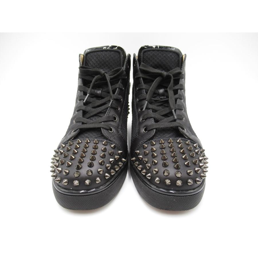 大注目 Christian Louboutin クリスチャンルブタン スパイク ハイカットスニーカー 偉大な Yalaphone Com