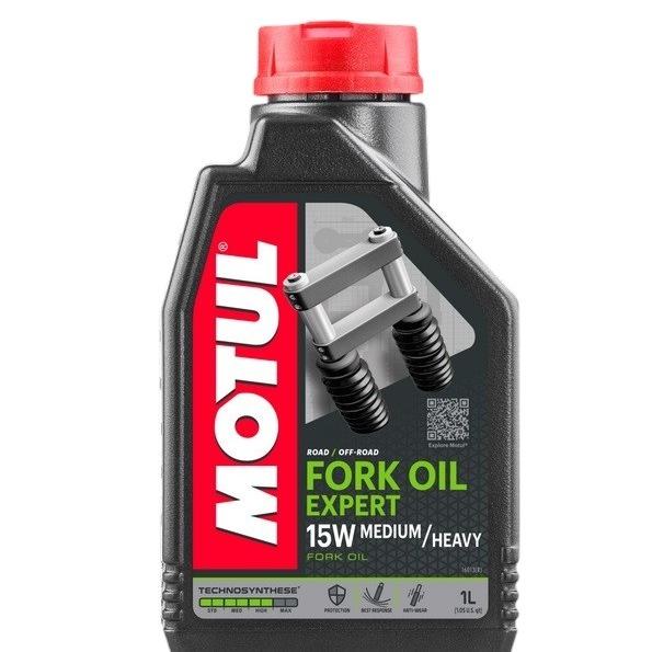 114075 MOTUL (モチュール) FORK OIL EXPERT (フォークオイル エキスパート ミディアム/ヘビー) MEDIUM/HEAVY 15W 1L バイク用