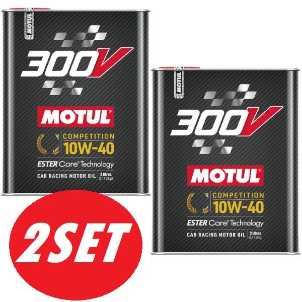 MOTUL 300V COMPETITION 10W40 2L×6本 モチュール MOTUL（モチュール） 【お得な2本セット】114676 300V COMPETITION