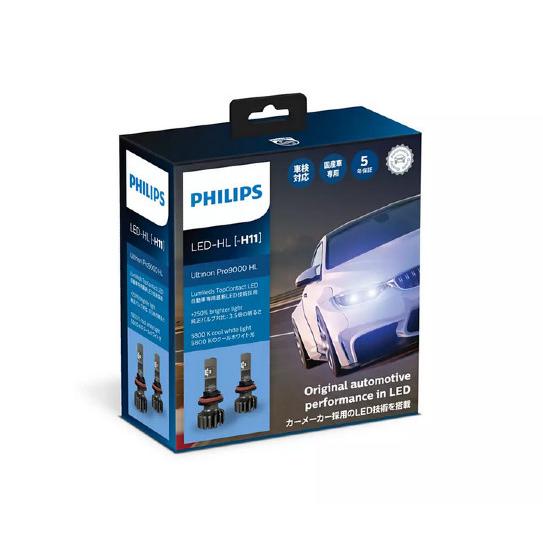 11362U90CWX2 PHILIPS　LED ヘッドランプ用バルブ　H11　5800K　2個入　5年保証