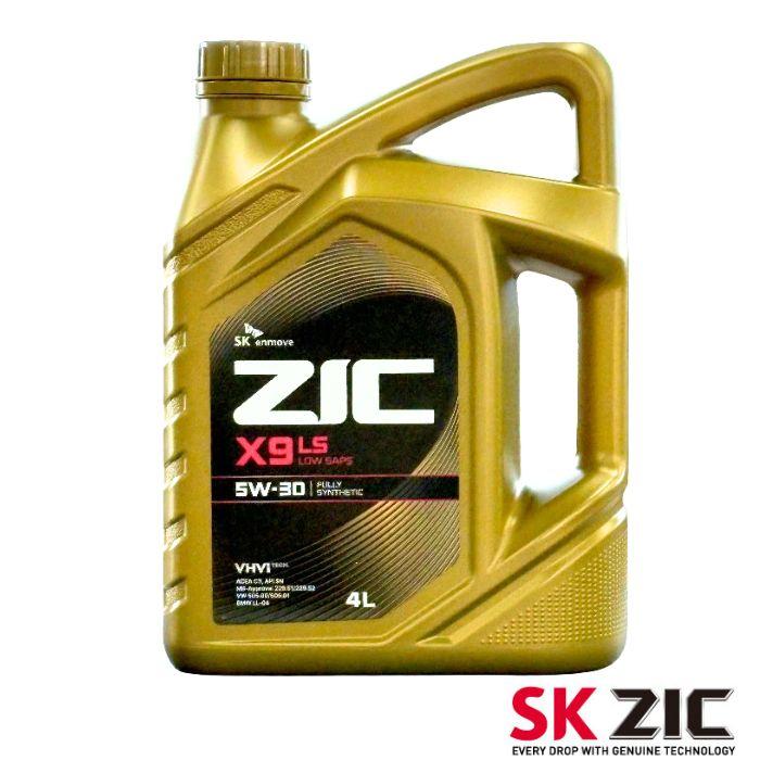 4L/まとめ買いでお得！】 SK ZIC 5W-30 X9 LSエンジンオイル ACEA:C3