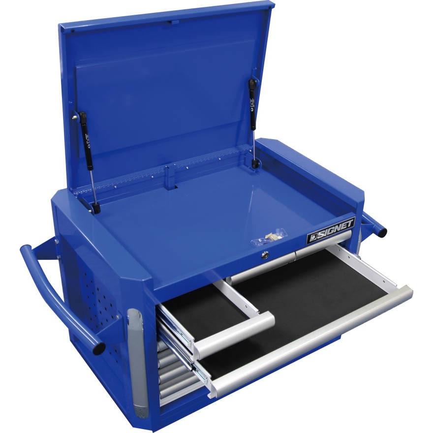 メーカー直送・代引き不可】54179 SIGNET トップツールチェスト ブルー