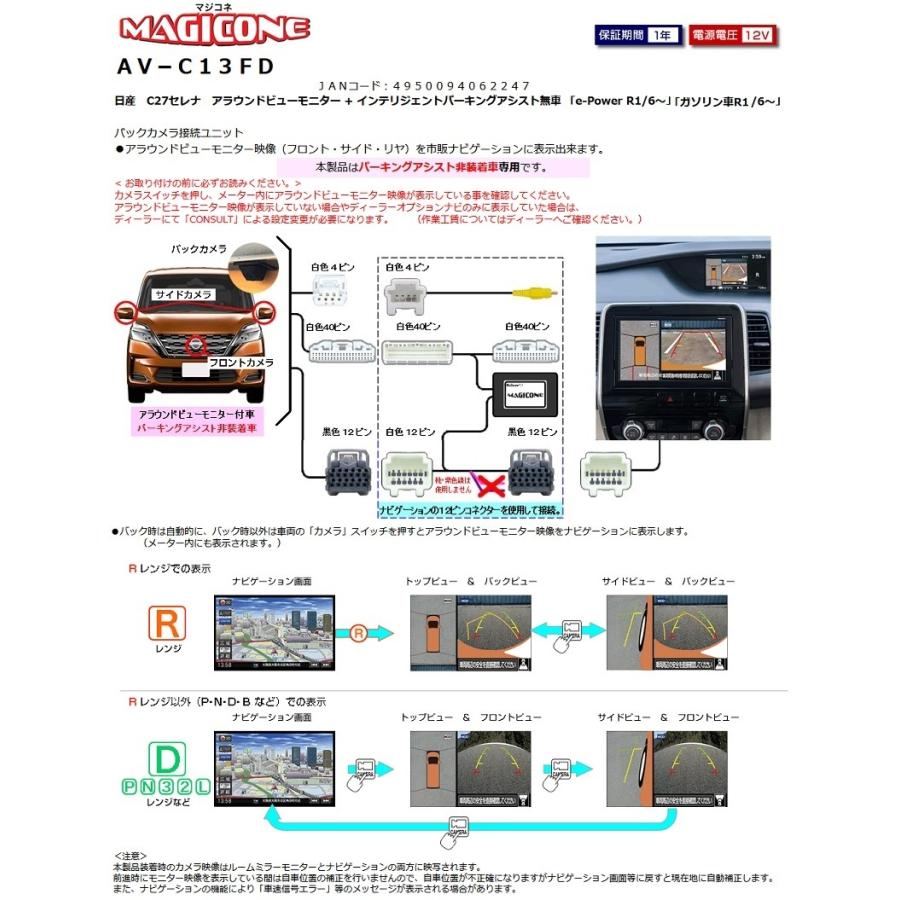 ランキングtop5 フジ電機 Bullcon バックカメラ接続ユニット 全方位モニター用カメラパッケージ付車 3dビュー機能付 Av C51 Fucoa Cl