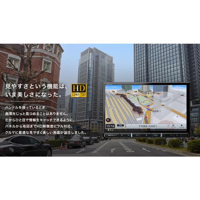 楽ナビ AVIC-RW512 カロッツェリア パイオニア 7型 フルセグ地デジ/USB