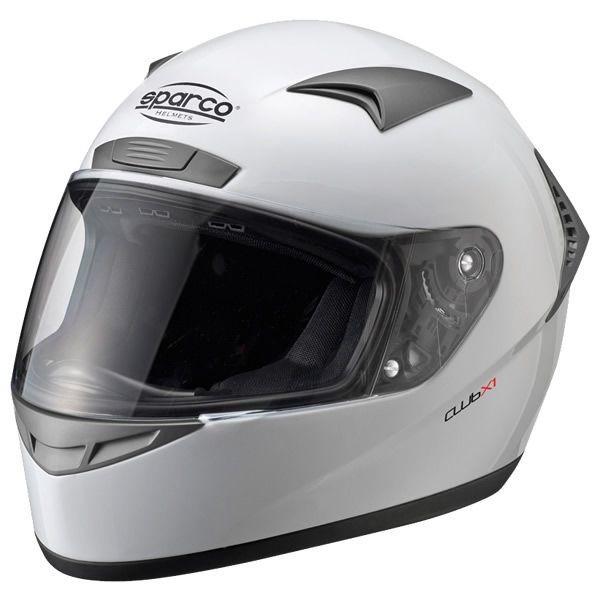スパルコ ヘルメット Club X1 ホワイト マットブラック Sparco helmet