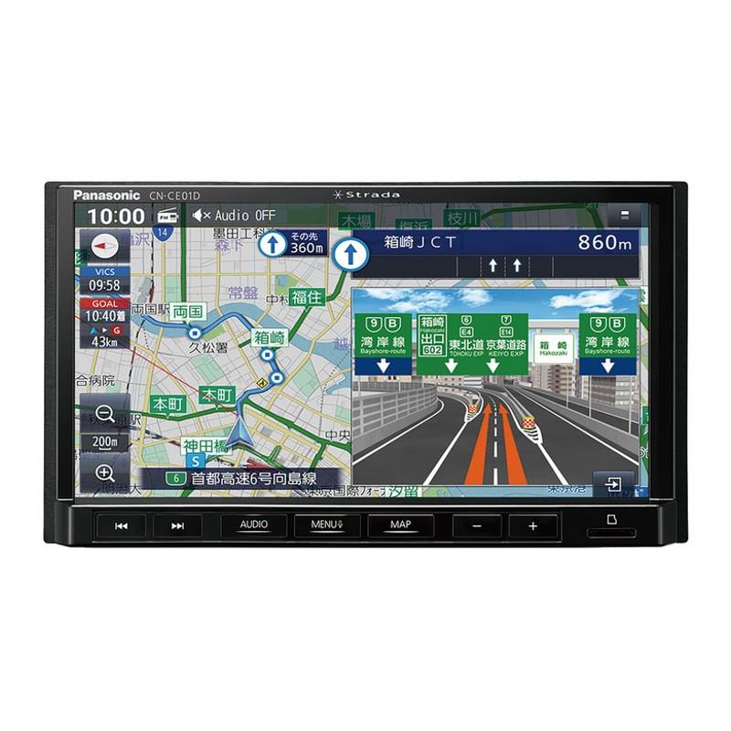 Strada CN-CE01DA パナソニック ストラーダ 7インチHD AppleCarPlay