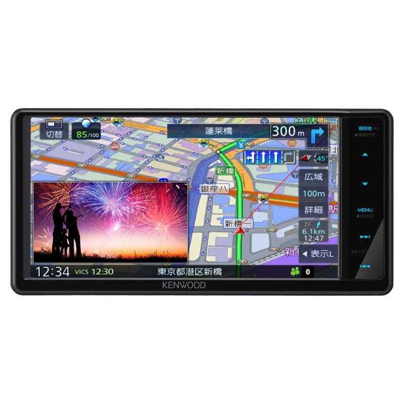 カロッツエリア　8インチナビ　フルセグ　Bluetooth SDナビ 彩速ナビ MDR-L612W ケンウッド フルセグナビ 7インチ 200mm ハイレゾ