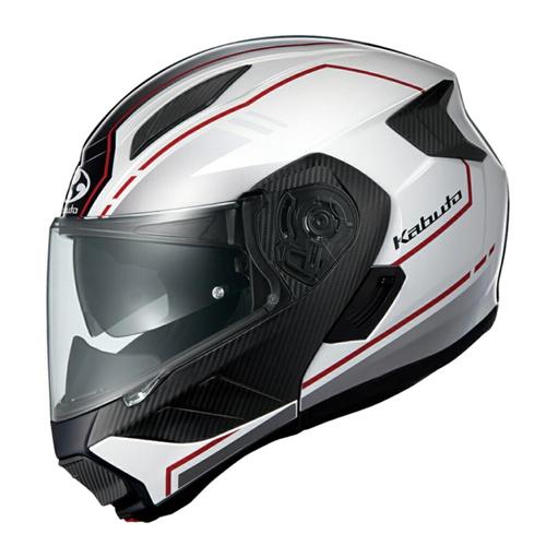 OGK Kabuto（オージーケーカブト） 【ホワイトレッド】 Lサイズ