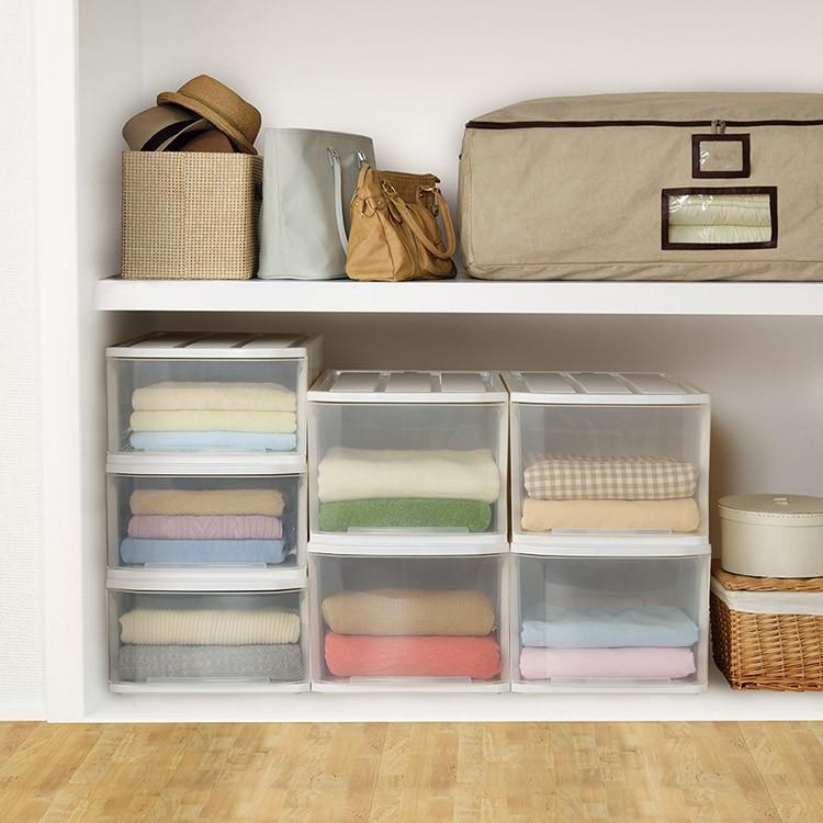 天馬 収納ケース 衣装ケース フェミーネ ケース 74深型 : テンマ