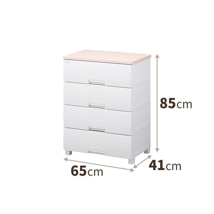 天馬 収納ケース 衣装ケース チェスト フィッツプラス F6504 4段