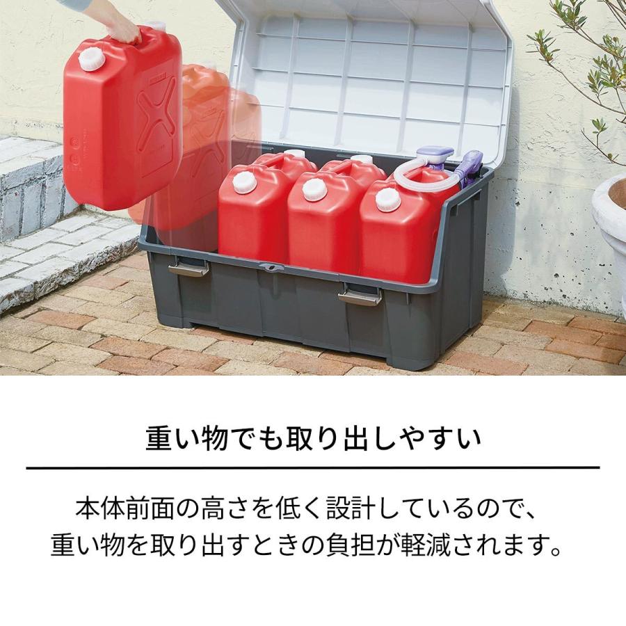 屋外収納 大きく開くコンテナー 95L チャコールグレー 天馬 :4904746107244:テンマ フィッツワールド - 通販 - Yahoo!ショッピング 屋外収納 大きく開くコンテナー 95L チャコールグレー 天馬 :4904746107244:テンマ フィッツワールド - 通販 - Yahoo!ショッピング