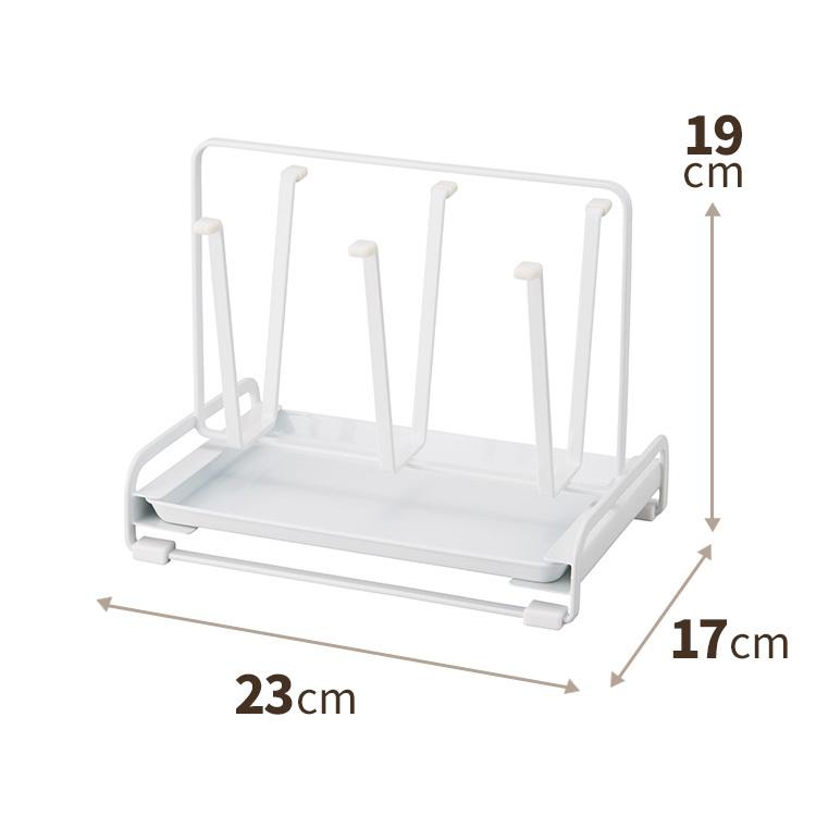 キッチンラック ファビエ グラススタンド トレー付 すっきり整頓シリーズ 天馬｜tenmafitsworld｜02