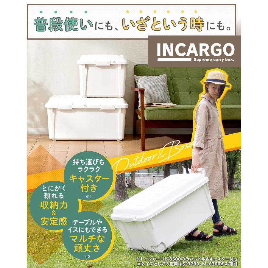 インカーゴ S-3700 収納ボックス ホワイト 天馬 : 4904746114945 : テンマ フィッツワールド - 通販 - Yahoo!ショッピング インカーゴ S-3700 収納ボックス ホワイト 天馬 : 4904746114945 : テンマ フィッツワールド - 通販 - Yahoo!ショッピング