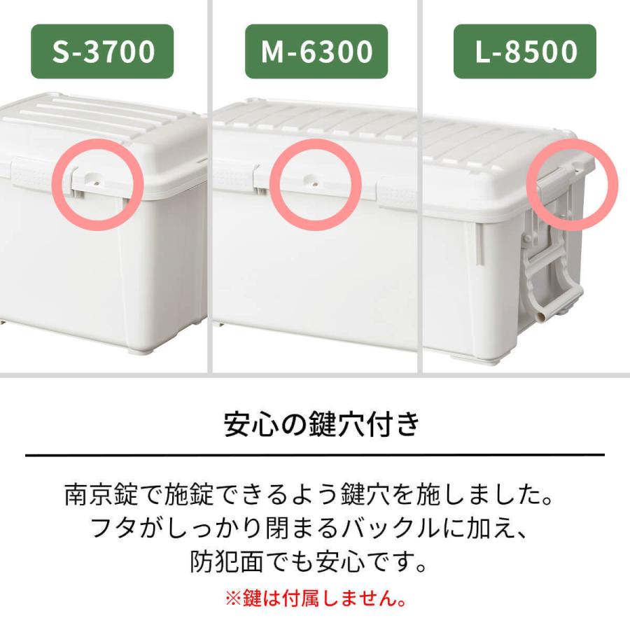 インカーゴ L-8500 収納ボックス ホワイト 天馬