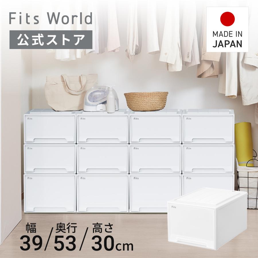 天馬フィッツケース　クローゼット　収納　衣装ケース4点セット 天馬 【8/15限定！15％OFFクーポン】収納ケース 衣装ケース フィッツ