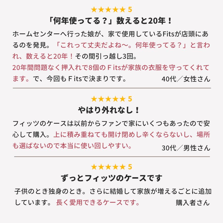 収納ケース 衣装ケース フィッツケース スモール カプチーノ 天馬｜tenmafitsworld｜18